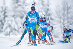 11.12.2021, xkvx, Biathlon IBU World Cup Hochfilzen, Pursuit Men, v.l. Eric Perrot (France) in aktion / in action competes