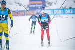 11.12.2021, xkvx, Biathlon IBU World Cup Hochfilzen, Pursuit Men, v.l. Tarjei Boe (Norway) im Ziel / in the finish