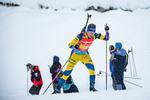 11.12.2021, xkvx, Biathlon IBU World Cup Hochfilzen, Relay Women, v.l. Elvira Oeberg (Sweden) in aktion / in action competes