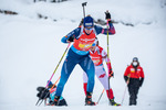 11.12.2021, xkvx, Biathlon IBU World Cup Hochfilzen, Relay Women, v.l. Amy Baserga (Switzerland) in aktion / in action competes