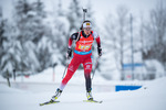 11.12.2021, xkvx, Biathlon IBU World Cup Hochfilzen, Relay Women, v.l. Julia Schwaiger (Austria) in aktion / in action competes