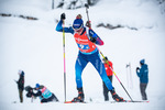 11.12.2021, xkvx, Biathlon IBU World Cup Hochfilzen, Relay Women, v.l. Elisa Gasparin (Switzerland) in aktion / in action competes