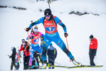 11.12.2021, xkvx, Biathlon IBU World Cup Hochfilzen, Relay Women, v.l. Justine Braisaz-Bouchet (France) in aktion / in action competes