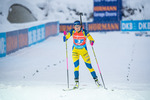 11.12.2021, xkvx, Biathlon IBU World Cup Hochfilzen, Relay Women, v.l. Hanna Oeberg (Sweden) im Ziel / in the finish