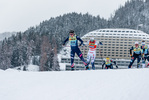 11.12.2021, xljkx, Cross Country FIS World Cup Davos, Women Sprint Final, v.l. Jessie Diggins (United States of America), Maja Dahlqvist (Sweden)  / 