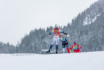11.12.2021, xljkx, Cross Country FIS World Cup Davos, Women Sprint Final, v.l. Maja Dahlqvist (Sweden), Lotta Udnes Weng (Norway)  / 