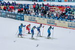 11.12.2021, xljkx, Cross Country FIS World Cup Davos, Women Sprint Final, v.l. Anamarija Lampic (Slovenia), Jasmin Kahara (Finland), Lena Quintin (France), Caterina Ganz (Italy)  / 