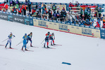 11.12.2021, xljkx, Cross Country FIS World Cup Davos, Women Sprint Final, v.l. Johanna Hagstroem (Sweden), Greta Laurent (Italy), Tiril Udnes Weng (Norway)  / 