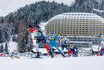 11.12.2021, xljkx, Cross Country FIS World Cup Davos, Women Sprint Final, v.l. Tiril Udnes Weng (Norway), Greta Laurent (Italy), Mathilde Myhrvold (Norway)  / 