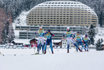 11.12.2021, xljkx, Cross Country FIS World Cup Davos, Women Sprint Final, v.l. Anna Dyvik (Sweden), Emma Ribom (Sweden), Laurien van der Graaff (Switzerland), Jasmi Joensuu (Finland)  / 