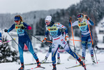 11.12.2021, xljkx, Cross Country FIS World Cup Davos, Women Sprint Final, v.l. Laurien van der Graaff (Switzerland), Emma Ribom (Sweden), Jasmi Joensuu (Finland)  / 