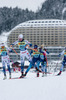 11.12.2021, xljkx, Cross Country FIS World Cup Davos, Women Sprint Final, v.l. Emma Ribom (Sweden), Laurien van der Graaff (Switzerland), Anna Dyvik (Sweden)  / 