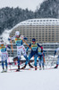 11.12.2021, xljkx, Cross Country FIS World Cup Davos, Women Sprint Final, v.l. Emma Ribom (Sweden), Laurien van der Graaff (Switzerland), Anna Dyvik (Sweden)  / 