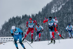 11.12.2021, xljkx, Cross Country FIS World Cup Davos, Men Sprint Final, v.l. Gleb Retivykh (Russia), Erik Valnes (Norway)  / 