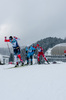 11.12.2021, xljkx, Cross Country FIS World Cup Davos, Men Sprint Final, v.l. Erik Valnes (Norway), Lucas Chanavat (France), Gleb Retivykh (Russia)  / 