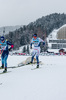 11.12.2021, xljkx, Cross Country FIS World Cup Davos, Men Sprint Final, v.l. Johan Haeggstroem (Sweden), Janik Riebli (Switzerland)  / 