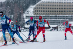 11.12.2021, xljkx, Cross Country FIS World Cup Davos, Men Sprint Final, v.l. Ben Ogden (United States of America), Alexander Terentev (Russia), Valerio Grond (Switzerland)  / 