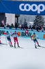 11.12.2021, xljkx, Cross Country FIS World Cup Davos, Men Sprint Final, v.l. Sergey Ustiugov (Russia), Johannes Hoesflot Klaebo (Norway), Erik Valnes (Norway)  / 