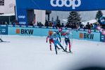 11.12.2021, xljkx, Cross Country FIS World Cup Davos, Men Sprint Final, v.l. Lucas Chanavat (France), Even Northug (Norway)  / 