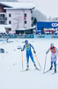 11.12.2021, xljkx, Cross Country FIS World Cup Davos, Women Sprint Final, v.l. Anamarija Lampic (Slovenia), Maja Dahlqvist (Sweden)  / 