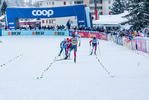 11.12.2021, xljkx, Cross Country FIS World Cup Davos, Men Sprint Final, v.l. Johannes Hoesflot Klaebo (Norway)  / 