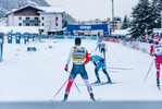 11.12.2021, xljkx, Cross Country FIS World Cup Davos, Men Sprint Final, v.l. Johannes Hoesflot Klaebo (Norway), Sergey Ustiugov (Russia)  / 