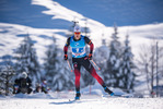 12.12.2021, xkvx, Biathlon IBU World Cup Hochfilzen, Relay Men, v.l. Vetle Sjaastad Christiansen (Norway) in aktion / in action competes