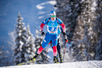 12.12.2021, xkvx, Biathlon IBU World Cup Hochfilzen, Relay Men, v.l. Eduard Latypov (Russia) in aktion / in action competes
