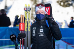 12.12.2021, xkvx, Biathlon IBU World Cup Hochfilzen, Relay Men, v.l. Johannes Thingnes Boe (Norway) schaut / looks on