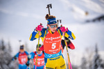 12.12.2021, xkvx, Biathlon IBU World Cup Hochfilzen, Pursuit Women, v.l. Hanna Oeberg (Sweden) in aktion / in action competes