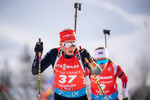 12.12.2021, xkvx, Biathlon IBU World Cup Hochfilzen, Pursuit Women, v.l. Franziska Hildebrand (Germany) in aktion / in action competes