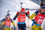 12.12.2021, xkvx, Biathlon IBU World Cup Hochfilzen, Pursuit Women, v.l. Vanessa Voigt (Germany) in aktion / in action competes