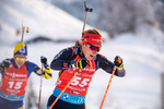 12.12.2021, xkvx, Biathlon IBU World Cup Hochfilzen, Pursuit Women, v.l. Janina Hettich (Germany) in aktion / in action competes