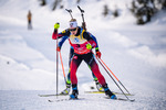 12.12.2021, xkvx, Biathlon IBU World Cup Hochfilzen, Pursuit Women, v.l. Marte Olsbu Roeiseland (Norway) in aktion / in action competes