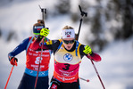 12.12.2021, xkvx, Biathlon IBU World Cup Hochfilzen, Pursuit Women, v.l. Marte Olsbu Roeiseland (Norway) in aktion / in action competes