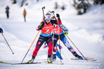 12.12.2021, xkvx, Biathlon IBU World Cup Hochfilzen, Pursuit Women, v.l. Tiril Eckhoff (Norway) in aktion / in action competes