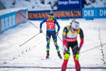 12.12.2021, xkvx, Biathlon IBU World Cup Hochfilzen, Pursuit Women, v.l. Hanna Sola (Belarus) im Ziel / at the finish