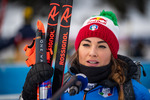 12.12.2021, xkvx, Biathlon IBU World Cup Hochfilzen, Pursuit Women, v.l. Dorothea Wierer (Italy) schaut / looks on