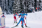 12.12.2021, xljkx, Cross Country FIS World Cup Davos, 15km Men, v.l. Martin Coradazzi (Italy)  / 