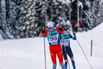 12.12.2021, xljkx, Cross Country FIS World Cup Davos, 15km Men, v.l. Indulis Bikse (Latvia)  / 
