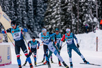 12.12.2021, xljkx, Cross Country FIS World Cup Davos, 15km Men, v.l. Adam Fellner (Czechia), Alvar Johannes Alev (Estonia), James Clugnet (Great Britain)  / 