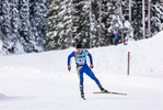 12.12.2021, xljkx, Cross Country FIS World Cup Davos, 15km Men, v.l. Raul Mihai Popa (Romania)  / 