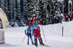 12.12.2021, xljkx, Cross Country FIS World Cup Davos, 15km Men, v.l. Ivan Yakimushkin (Russia)  / 