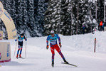 12.12.2021, xljkx, Cross Country FIS World Cup Davos, 15km Men, v.l. Jan Koristek (Slovakia)  / 