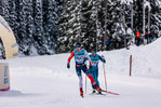 12.12.2021, xljkx, Cross Country FIS World Cup Davos, 15km Men, v.l. Harald Oestberg Amundsen (Norway)  / 
