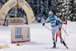 12.12.2021, xljkx, Cross Country FIS World Cup Davos, 15km Men, v.l. Daniel Peshkov (Bulgaria)  / 