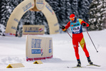 12.12.2021, xljkx, Cross Country FIS World Cup Davos, 15km Men, v.l. Stavre Jada (Macedonia)  / 
