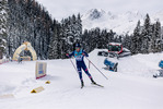 12.12.2021, xljkx, Cross Country FIS World Cup Davos, 15km Men, v.l. James Clinton Schoonmaker (United States of America)  / 