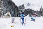 12.12.2021, xljkx, Cross Country FIS World Cup Davos, 15km Men, v.l. Remi Lindholm (Finland)  / 