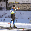 12.12.2021, xmcx, Biathlon IBU Junior Cup Martell, Relay Men, v.l. Mark-markos Kehva (Estonia)  /